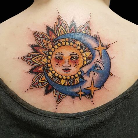 Sun And Moon Tattoo Designs, Sun And Moon Tattoos, Tattoo Artists Near Me, Moon Sun Tattoo, Sun And Moon Tattoo, Moon Tattoos, Moon Tattoo Designs, Sun Tattoos, Tattoo Me