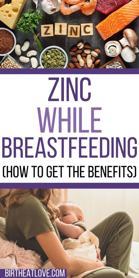 Can you take zinc while breastfeeding? Zinc is an essential vitamin for breastfeeding moms. Learn the benefits of zinc while nursing and what to eat to get more zinc in your breastfeeding diet. Foods To Help Milk Supply Breastfeeding, Breastfeeding Diet To Increase Milk, Foods To Avoid While Breastfeeding, Healthy Breastfeeding Snacks, What To Avoid While Breastfeeding, Moringa Benefits, Zinc Rich Foods, Boost Milk Supply, Zinc Deficiency