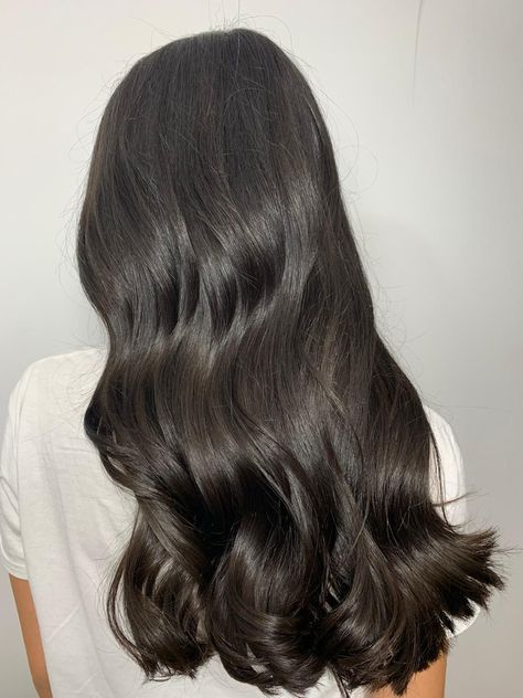 Mocha Brown Hair, Cool Brown Hair, Black Brown Hair, World Hair, Dark Brunette Hair, Brown Hair Looks, Brown Hair Inspo, Brown Hair With Blonde Highlights, Hairstyles For Layered Hair