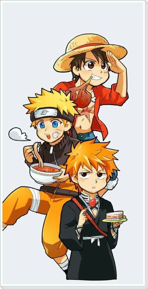 Luffy Naruto, All Anime Characters, Anime Crossover, Naruto Shippuden Anime, Bleach Anime, الر�سومات اللطيفة, Otaku Anime, Anime Shows, Anime Naruto