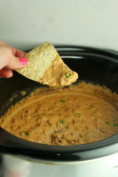 Slow Cooker Taco Dip Tacos Slow Cooker, Slow Cooker Dips, Slow Cooker Taco, Vegetarian Dip, Cream Cheese Recipes Dip, Taco Dip Recipe, Recipe Slow Cooker, Beef Steak Recipes, Slow Cooker Tacos