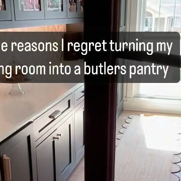 Allison Roman | Home Decor | Style | Lifestyle on Instagram: "We completely gutted and renovated our home and in that process converted the formal dining room into a butlers pantry as well as a mudroom and laundry room. Here are three reasons I regret doing that: 1. It gave us so much extra storage space that now I only need to go to Costco half as often, which is just sad. 2. It gave us a beautiful way to display our liquor and now our friends have too much fun at our house when we host. 3. It’s such a functional part of our home that I use this space everyday and now I have to clean it more often. 😉 Would you ever consider removing a traditional room in your home to gain a more functional space?" Dining Room Butlers Pantry Ideas, Kitchen Pantry In Dining Room, Convert Laundry Room To Pantry, Formal Dining Into Pantry, Dining Room Into Butler Pantry, Dining Room Turned Mudroom, Dining Room Turned Into Pantry, Laundry In Butlers Pantry, Dining Room To Mudroom