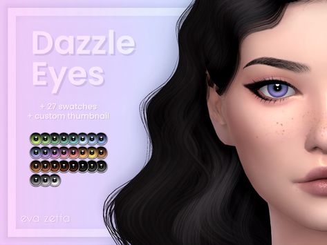 Ts4 Eye Color Default, Sims 4 Eyes Cc, Sims 4 Eyes, Ts4mm Cc, Cc Eyes, Sims 4 Cc Eyes, Cute Eyeshadow Looks, Pelo Sims, Doe Eyes