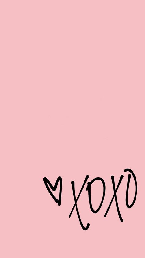 Wallpaper Xoxo Wallpaper Iphone, Pink Xoxo Wallpaper, Cute Trendy Wallpaper, Wallpaper Iphone Trendy, Xoxo Aesthetic, Spring Wallpaper, Wallpaper Iphone Quotes, Wallpaper Iphone Disney, Trendy Wallpaper