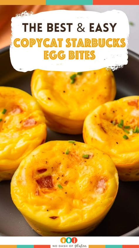 Transform your mornings with the irresistible goodness of Copycat Starbucks Egg Bites! Fluffy eggs, creamy cottage cheese, crispy bacon, and rich gruyere—this homemade delight is a breakfast game-changer. Elevate your brunch experience and savor every bite! Try it now and make your mornings extraordinary! Zero Point Egg Bites, Copy Cat Egg White Bites From Starbucks, Copycat Jimmy Dean Egg Bites, Brunch Egg Bites, Egg Bites For A Crowd, Wawa Egg Bites, Starbucks Egg Bites Recipe With Cottage Cheese, Starbucks Cottage Cheese Egg Bites, Jimmy Dean Egg Bites Recipe