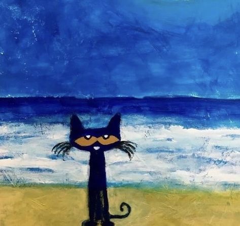 Pete The Cat Art, Pete The Cat, James Dean, Cat Cat, Simple Way, Cat Art, Dean, To Sell, Black Cat