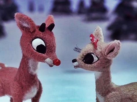 Young Rudolph and Clarice Misfit Toys, 25 Days Of Christmas, Christmas Shows, Rudolph The Red, Christmas Gif, Red Nosed Reindeer, Christmas Cartoons, Christmas Memory, Christmas Past