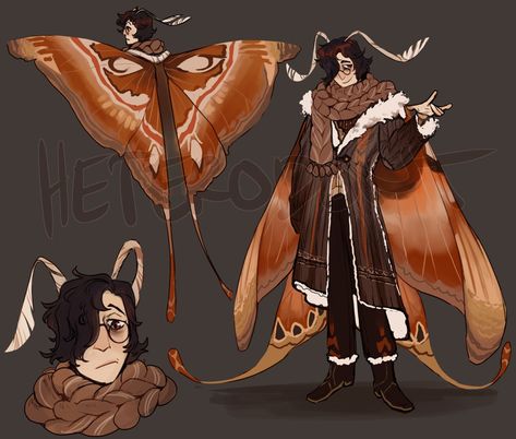 Insect Hybrid Human, Moth Man Character Design, Female Moth Character Design, Moth Outfit Ideas, Humanoid Moth Oc, Moth People Art, Moth Lady Art, Mothman Aesthetic Outfit, Moth Humanoid Male