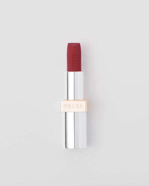 B15 - Uniform Prada Monochrome Hyper Matte Lipstick - B15 - Uniform | PRADA Prada Lipstick, Bb Cream Foundation, Strobe Cream, Porcelain Candle, Makeup Spray, Powdered Eyebrows, Color Corrector, Beauty Lipstick, Liquid Eyeshadow