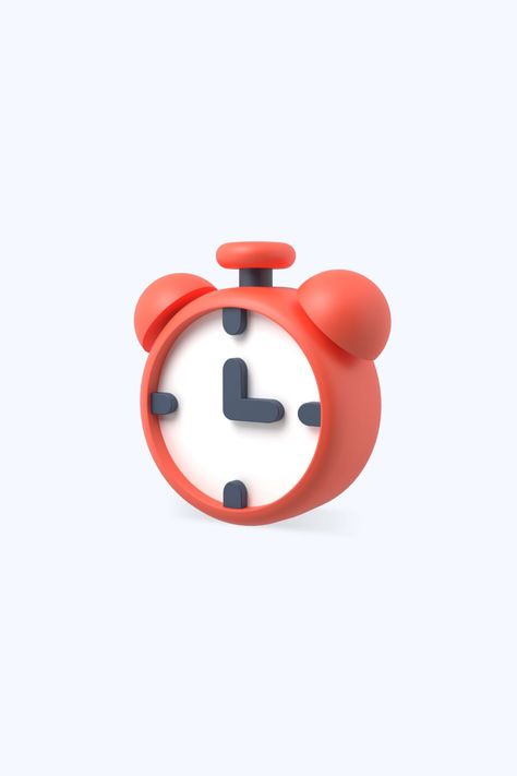 Igma Studio Clock 3d Icon, Digital Clock Design, 3d Ui, 3d Clock, 3d Karakter, Funny Vintage Ads, 3d Ideas, 3d Blender, Icon Ideas