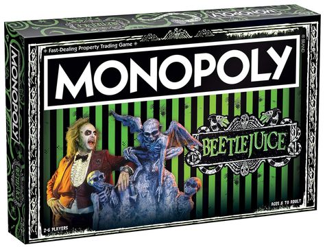 Beetlejuice merchandise - Fonts In Use Adam And Barbara, Barbara Maitland, Magicians Assistant, Custom Monopoly, Handbook For The Recently Deceased, Monopoly Board Game, Monopoly Money, Strange And Unusual, Monopoly Board