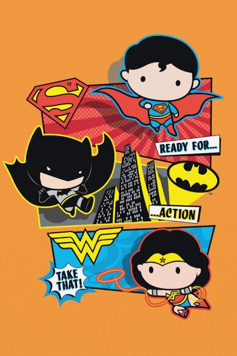 Chibi Heroes Ready For Action! Postcard
Check out Chibi Superman, Batman, and Wonder Woman in separate comic panels, ready for action! Avengers Birthday Decorations, Superman Comic Art, Chibi Superman, Batman And Wonder Woman, Marvel Birthday Party, Baby Superhero, Superman Comic, Hero Poster, Bullet Journal Design Ideas