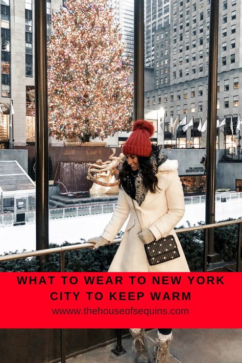 New York City Winter Outfits, Nyc Travel Outfit, Christmas In New York Outfits, City Winter Outfit, New York Christmas Outfits, New York New Years Eve, New York City Winter, New York In December, New York Winter Outfit