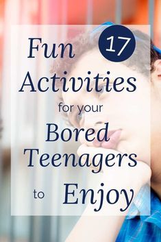 Teenager Activities, Bored Jar, Raising Teenagers, Activities For Boys, Activities For Teens, Bonding Activities, Middle Schoolers, Things To Do When Bored, English Activities