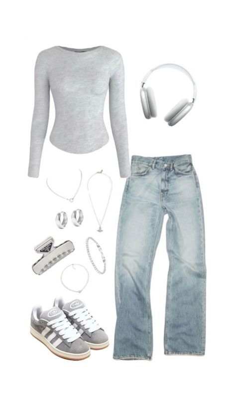 Casual Preppy Outfits, Outfit Inspo Casual, Trendy Outfits For Teens, Casual School Outfits, School Looks, Stockholm Fashion, Cute Everyday Outfits, Basic Outfits, Looks Style