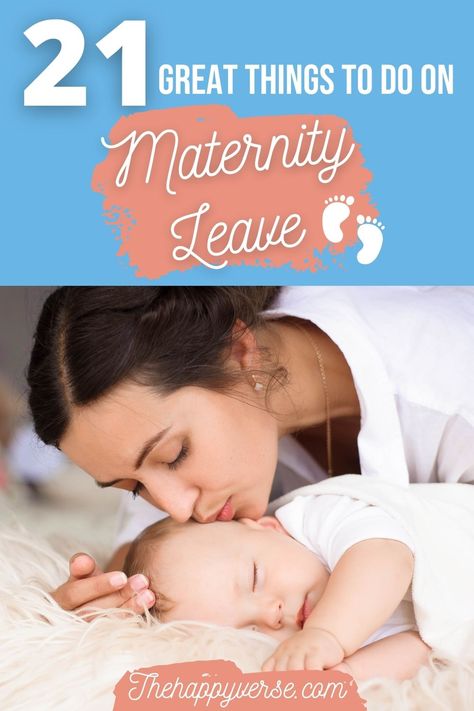 This is a list of great things to do on maternity leave. Think of this as a maternity leave bucket list that I thought sounded fun and wanted to share with other parents to be! #Maternity #Newborn #Baby #Mother via @thehappyverse Things To Do Postpartum, Maternity Leave Bucket List, Maternity Leave Things To Do On, Taking Care Of Baby, Paternity Leave, Parents To Be, Baby Sign Language, Things To Do At Home, Before Baby