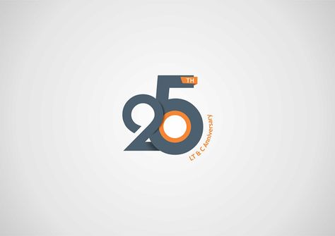 25th Anniversary Logo Design by Steeze Rocha Abiola, via Behance 25 Logo Design Number, 2 Logo Number, 25 Number Design, Anniversary Logo Design Numbers, 25 Logo Design, Anniversary Logo Design, 25th Anniversary Logo, 25 Logo, Corporate Anniversary