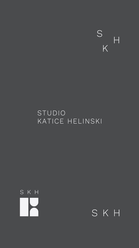 Studio Katice Helenski Architect Branding by Bridge + Bloom, St Petersburg, FL Architect Branding Design, Architects Logo Design, Architect Brand Identity, Logo Architecture Studio, Architecture Branding Design, Architecture Firm Logo, Architect Logo Design, Interior Design Logos, Renovation Logo