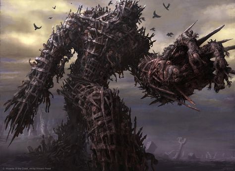 Diregraf Colossus - Shadows over Innistrad Art Best Zombie, Shadow Of The Colossus, Curse Of Strahd, Mtg Art, Dnd Monsters, 다크 판타지, Fantasy Monster, Fantasy Artist, Dungeon Master