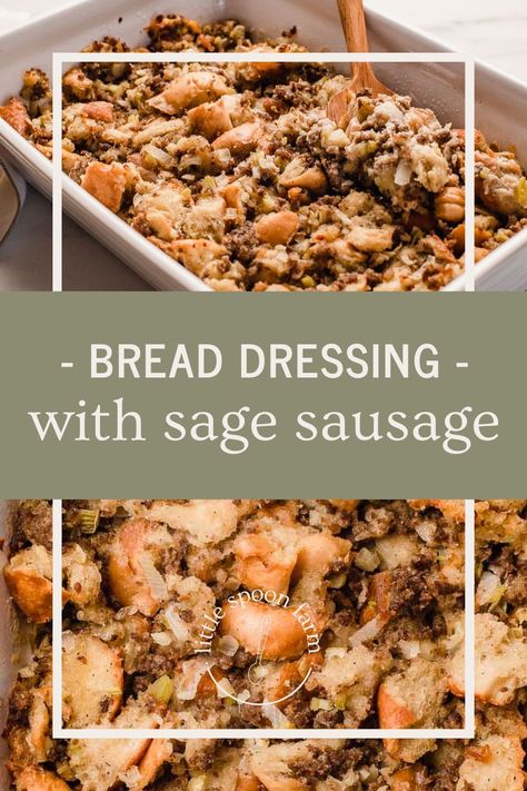 Sourdough And Sausage Stuffing, Thanksgiving Stuffing With Sausage And Mushrooms, Bread Stuffing With Sausage, Sourdough Bread Stuffing, Sage Sausage Cornbread Stuffing, Classic Sage And Sausage Stuffing, Sourdough Bread Sausage Stuffing, Dressing With Sausage, Sage Dressing