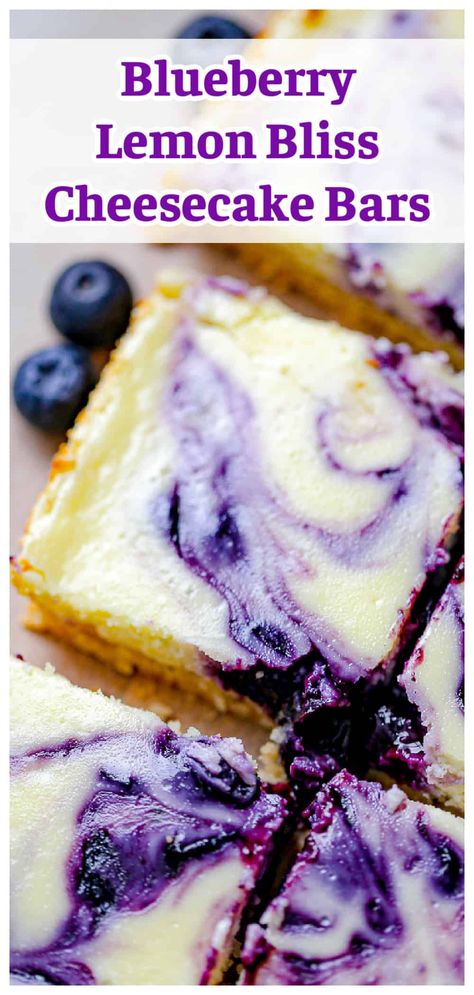 Lemon Blueberry Cream Cheese Bars, Easy Blueberry Lemon Desserts, Lemon Blueberry Cheesecake Cake Recipe, Blueberry Cold Desserts, Lemon Cheesecake Brownies, Lemon Blueberry No Bake Desserts, Blueberry Lemon Cheesecake Bars, Easy Lemon Cheesecake Bars, Blueberry Lemon Cheesecake Recipes