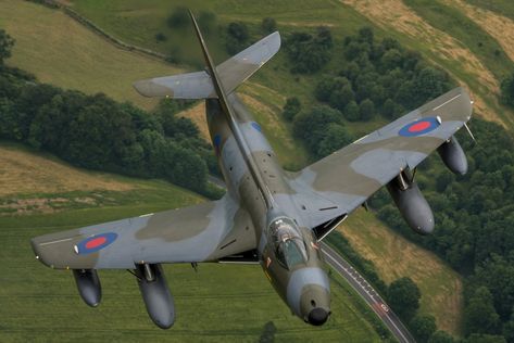 Hawker Hunter Mk.58, photo via Hawker Hunter Aviation Ltd., UK. Hawker Hunter, Aviation Image, British Aircraft, Military Jets, Military Aviation, Flying High, The Hunter, Fighter Planes, Royal Navy