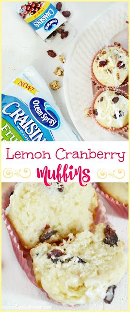 Dried Cranberry Muffins, Craisin Muffins, Craisins Recipes, Lemon Cranberry Muffins, Dried Cranberries Recipes, Lemon Cranberry, Nutella Muffin, Muffins Blueberry, Meatloaf Muffins