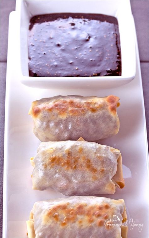 Baked Roccan Lamb Rolls combines the wonderful Moroccan flavours into an egg roll. Baked not fried for a healthier appetizer. | homemadeandyummy.com Lamb Egg Rolls, Moroccan Recipes, Moroccan Spices, Moroccan Food, Egg Roll, Lamb Recipes, Healthy Appetizers, Egg Rolls, Appetizer Dips