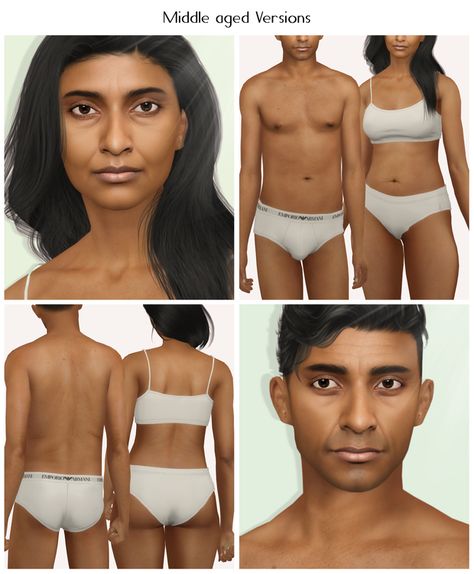 Skin Set N2 | Patreon Sims 4 Cc Older Skin, Sims 4 Cc Old Skin, Sims 4 Cc Old People Skin, Sims 4 Elder Skin Details, Sims 4 Old Skin Details, Elder Skins Sims 4, Sims 4 Thisisthem Skin, Sims 4 Elder Skin, Tumblr Sims 4