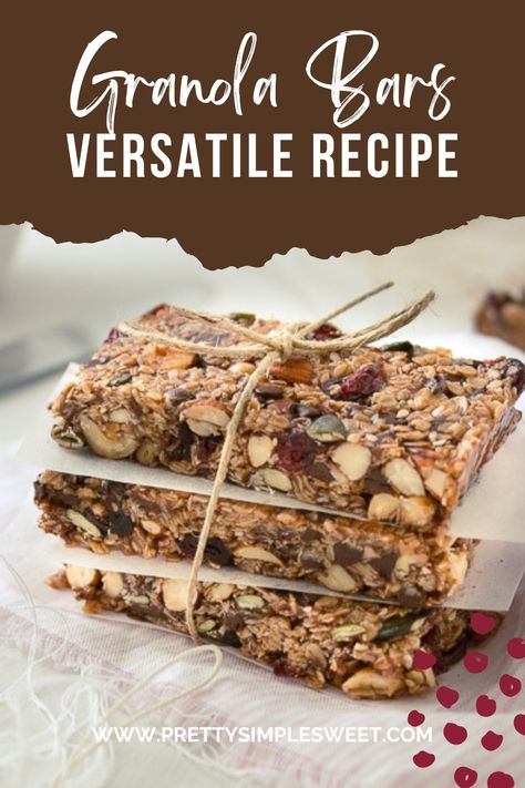 Amish Granola Bars, Almond Flour Granola Bars, Baked Granola Bars Oven, Diy Fiber Bars, Diy Granola Bars Healthy, Oatmeal Granola Bars Homemade, How To Make Granola Bars, Protein Granola Bars Homemade, Granola Bars Homemade Healthy