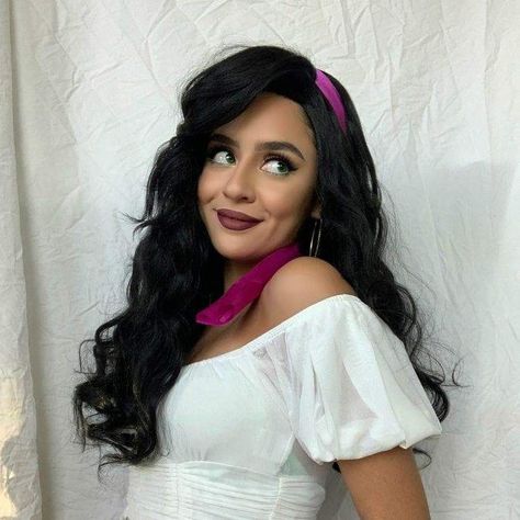 Esmeralda Hair, Raven Black Hair, Mysterious Beauty, Healthy Hair Routine, Human Wigs, Wispy Bangs, Hair Brands, Black Wig, Ponytail Extension