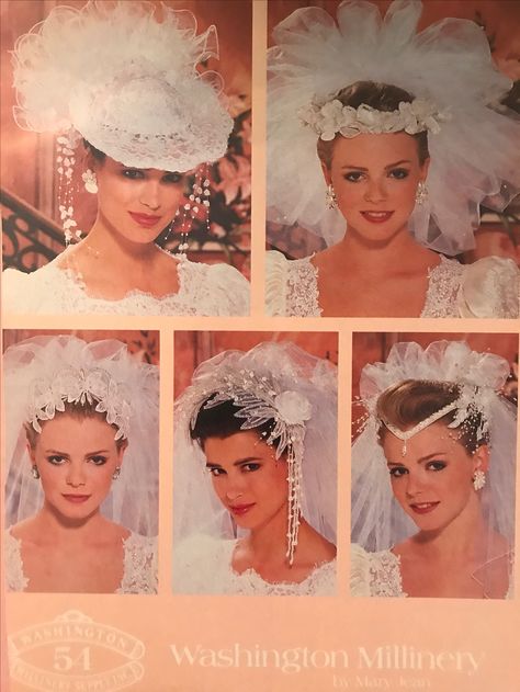 Ann Albrizio's Bridal, 1980's. 80s Wedding Veil, Wedding Dresses 80s, Wedding Barbie, Old Wedding Photos, 1980s Wedding, 80s Wedding, Extravagant Wedding Dresses, Bridal Veils And Headpieces, Hairstyles Drawing