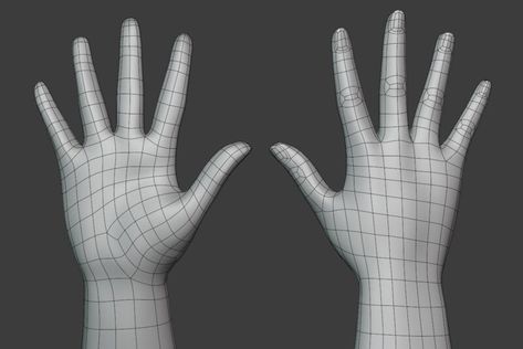 ArtStation - hand topology practice, Jessica Sheng 3d Hand Reference, Hand Retopology, Retopology Face, Hand Topology, Chibi Hands, Maya Modeling, Zbrush Models, 3d Karakter, Polygon Modeling