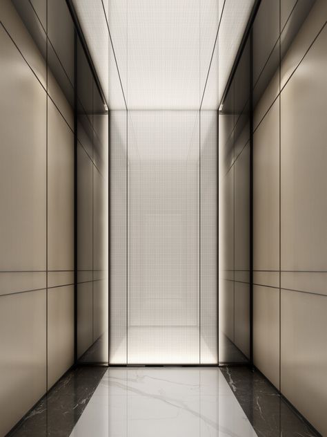 Elevator Lobby Design, Shopping Mall Interior, Lift Lobby, Elevator Interior, Elevator Lobby, Elevator Design, House Interior Design Styles, Lift Design, Door Design Modern