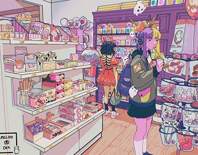 Check out new work on my @Behance profile: "Candy Store" http://be.net/gallery/178776583/Candy-Store Store Illustration, Illustration Procreate, Procreate App, Freelance Artist, Candy Store, Love Drawings, Fantasy Illustration, Giclee Art, Giclee Art Print