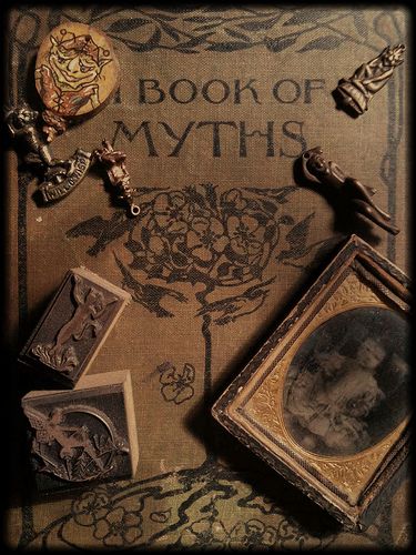 A Book of Myths Myths And Legends Aesthetic, Myths Aesthetic, Athena Core, Vintage Antique Aesthetic, Athena Aesthetic, Professor Aesthetic, Greek Mythology Books, Fairytale Creatures, Mythology Books