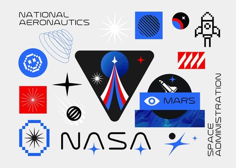 Nasa Graphic Design, Creativity Is Intelligence Having Fun, Rose Embroidery Pattern, Y2k Photos, Nasa Logo, Pop Design, Illustrations And Posters, Typography Logo, Design Reference