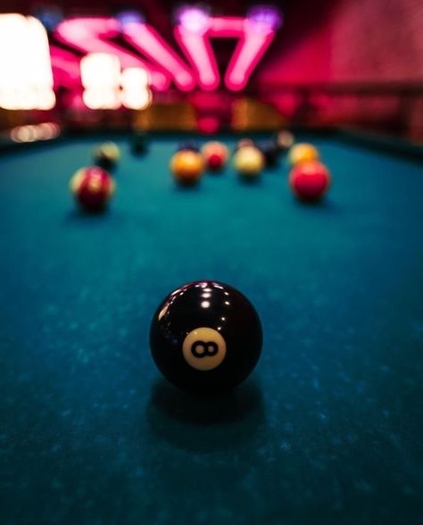 Pool Hall Ideas, Billiard Wallpaper, Billiard Photography, Pool Table Photoshoot, Table Photoshoot, Billiards Aesthetic, Pool Party Aesthetic, Cue Sports, Pool Aesthetic