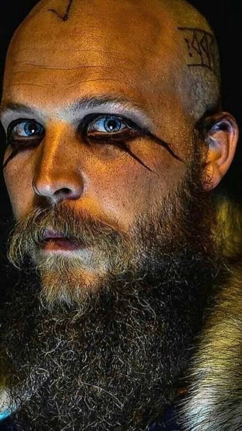 Men’s Viking Makeup, Vikings Face Paint, Warrior Makeup Men, Viking Man Makeup, Mens Viking Makeup, Viking Moodboard, Viking Makeup Men, Male Viking Makeup, Viking Make Up