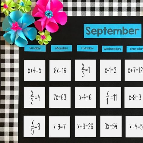 Rachael, Rise over Run on Instagram: “A math calendar... one way to make math a part of every day! 💚💗💚 How some teachers use a math calendar: 💚Talk about the daily problem as a…” Math Calendar, Bitmoji Classroom, Calendar Math, Lightweight Puffer Jacket, Mathematical Equations, Classroom Birthday, Calendar Poster, Teacher Toolbox, Setup Ideas