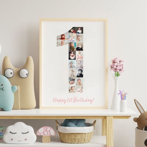 1st Birthday Photo Collage, 1st Anniversary Photo Collage, 1st Birthday Gift, Baby Photo Collage Number 1st Birthday Photo Collage, Anniversary Photo Collage, Baby Photo Collages, Wedding Photo Collage, 1st Birthday Photo, Birthday Photo Collage, Foto Collage, Collage Foto, Meaningful Artwork