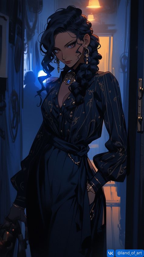 Fantasy Casino Concept Art, Anime Rich Lady, Rich Woman Character Design, Magician Oc, Medieval Fantasy Clothing, Female Character Concept, Creative Drawing Prompts, Gorgeous Cats, Black Anime Characters