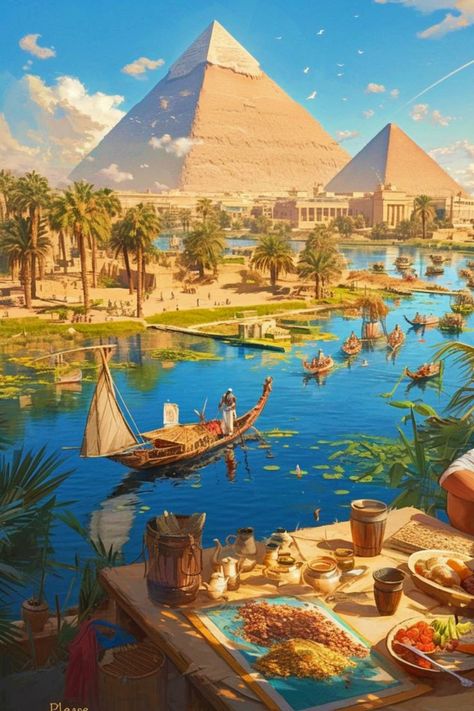 Ancient Egyptian Cities, Ancient Egypt Pyramids, Ancient Indian History, Egypt Concept Art, Old Egypt, Abstract Wallpaper Backgrounds, Landscape Concept, Drone Pilot, Egypt Art