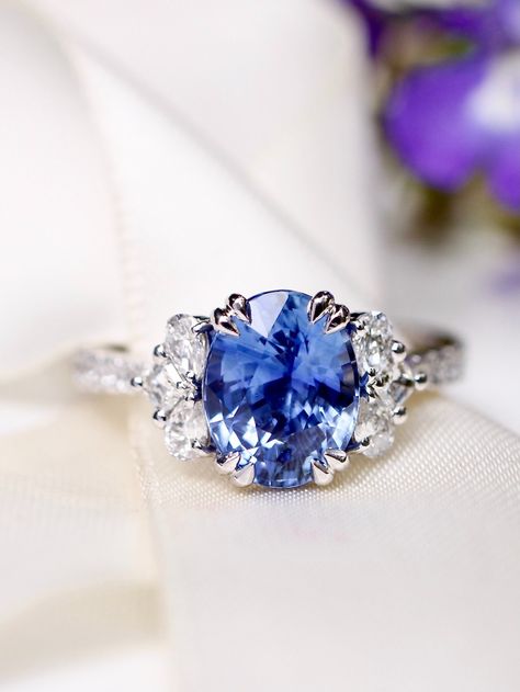 Which design would you choose? One beautiful blue Ceylon sapphire three different ways. Swipe through to see the final stunning ring. Custom blue Ceylon and diamond celebration right hand ring. #sapphirering #bluesapphire #righthandring #engagedtothedetails #vintagewedding #artdecoring #engagementringideas #sapphireengagementring #vintagering #bespokejewellery #sydneyjeweller #sydneydesigner #statementring #ringspiration #nicolewinklerjewellery Diamond Right Hand Ring, Channel Set Diamond Band, Ceylon Sapphire Ring, Diamond Dress Ring, Light Blue Sapphire, Right Hand Ring, Chevron Ring, Ceylon Sapphire, Right Hand Rings