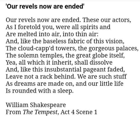 Shakespeare Monologue, What Is Poetry, Favorite Poems, Poetry Magazine, Ending Quotes, Theatre School, Cheesy Quotes, Wicked Ways, Shakespeare Quotes