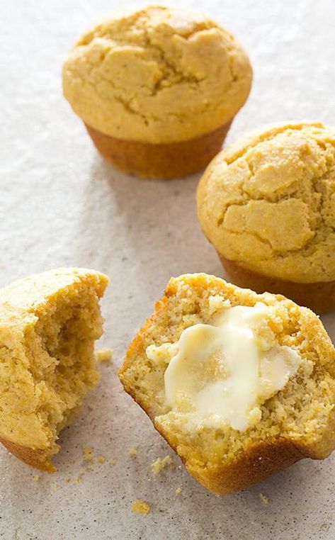 Savory Corn Muffins: We cut back  the sugar in this recipe for a truly savory corn muffin. Milk, butter, and sour cream added just the right amount of moisture and fat. Cooks Illustrated Recipes, Donut Toppings, Cookie Toppings, Savory Muffins, America's Test Kitchen Recipes, Corn Muffins, Kitchen Recipe, Cooks Illustrated, America's Test Kitchen