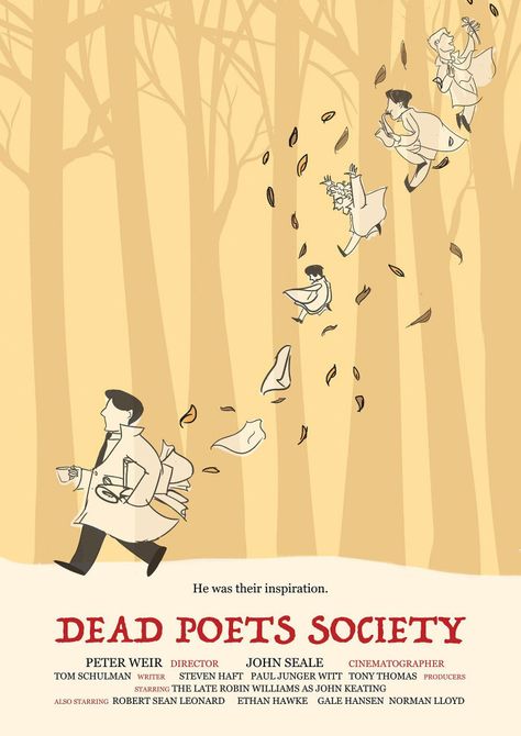 Dead Poets Society Poster, Aesthetic Movie Posters, Society Poster, Society 1989, Movie Screening, Aesthetic Movie, Oh Captain My Captain, Dorm Posters, Dead Poets Society