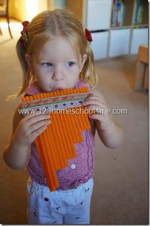 DIY Zamponas - a South American Instrument made by Toddler, Preschool, and Homeschooler South American Crafts, 123 Homeschool 4 Me, South American Art, Spanish Lessons For Kids, Homeschool Geography, Music Crafts, Preschool Music, America Art, World Crafts