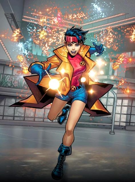 Xmen Jubilee Art, Julibee X Men, Jubilee Xmen Comics, X Men Jubilee, Jubilee Cosplay, Jubilee Marvel, Jubilee Xmen, Jubilee Art, Marvel Jubilee