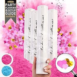 Balloon Darts, Gender Reveal Confetti Cannon, Gender Reveal Powder, Gender Reveal Poppers, Pink Gender Reveal, Gender Reveal Confetti, Balloons Blue, Confetti Cannon, Party Planning Guide